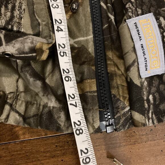 Remington Real Tree Hardwood Camo Insulated Coat Mens M Thermal Thermore Hunting - Picture 10 of 10